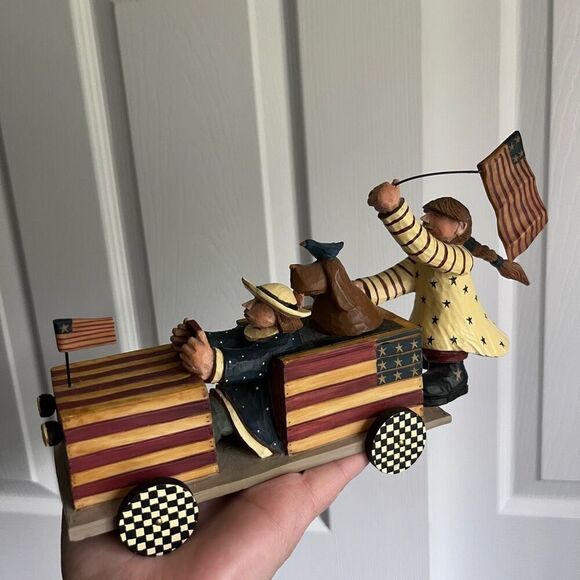 Williraye Studio 2001 "Star Spangled Derby" WW1330 Soap Box Racer USA July 4th - Picture 8 of 9